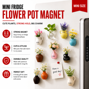 Mini Fridge Flower Pot Magnets